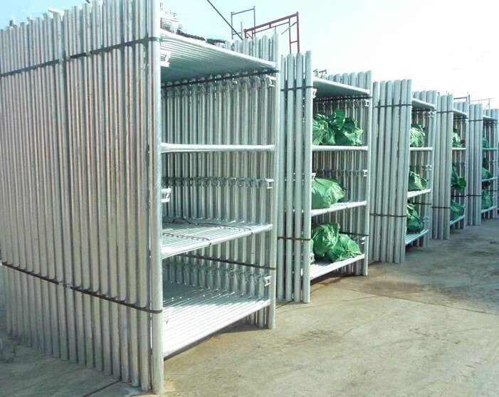 5′ x 4′ Blue Scaffolding Shoring Frame with Canadian Locks