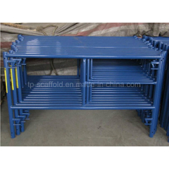 Blue Painted Scaffold Steel Mason Frame Scaffolding