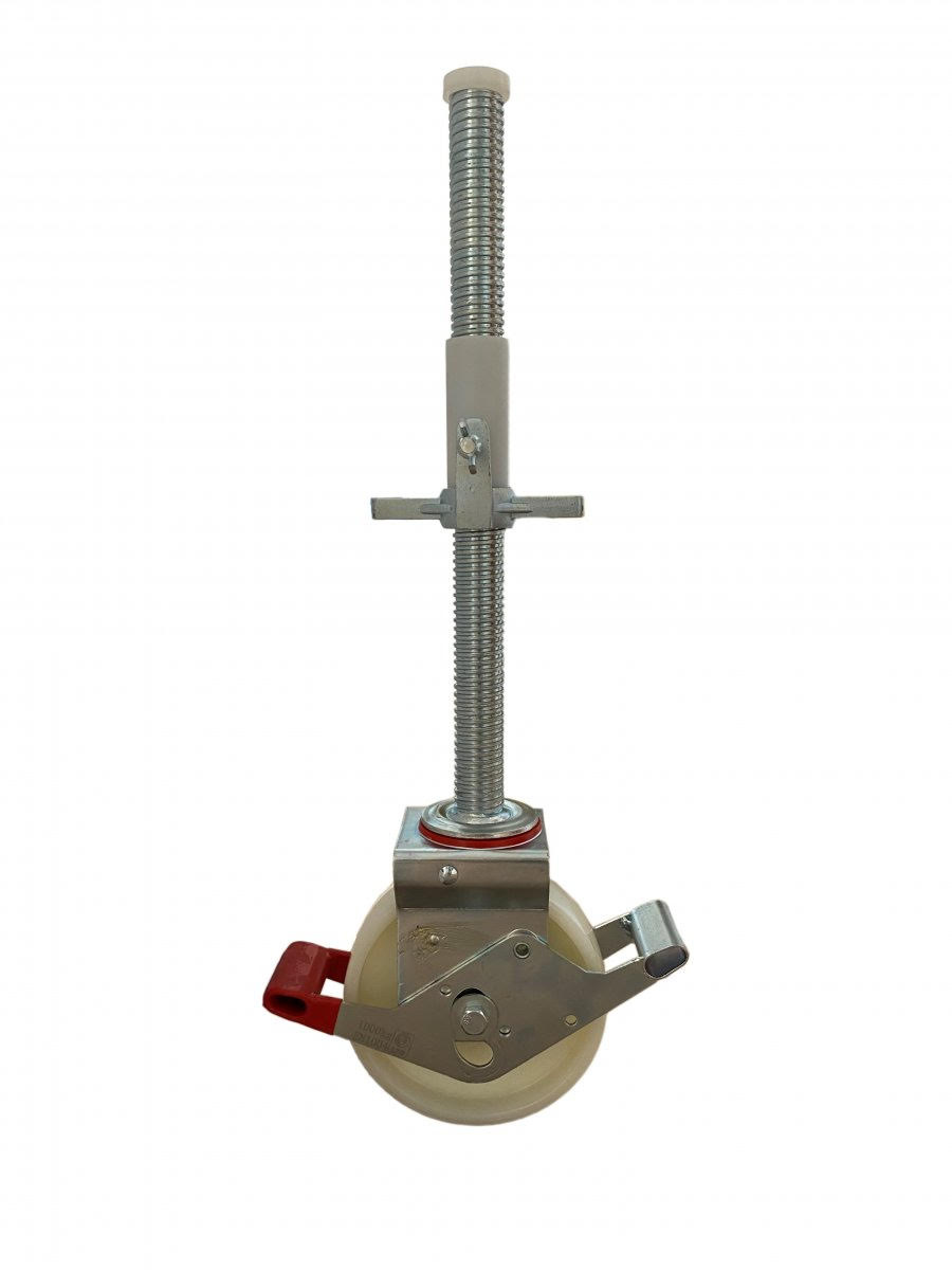 Caster Wheel with Screw Jack