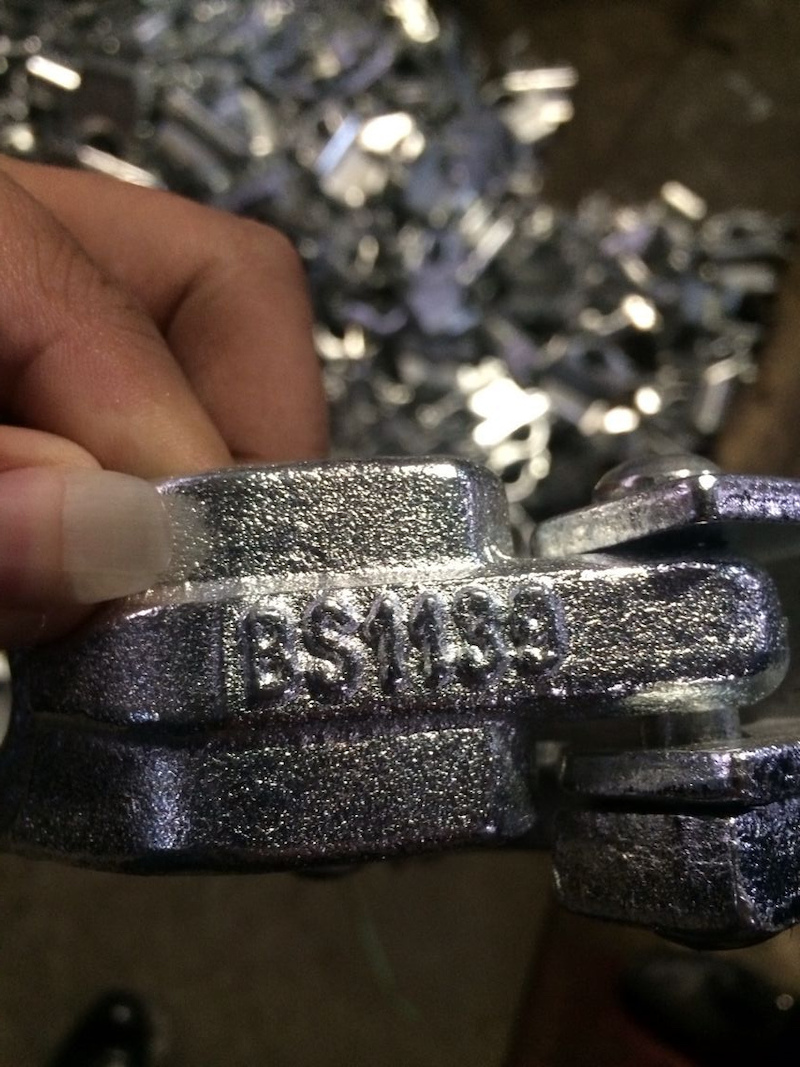 scaffolding coupler cap