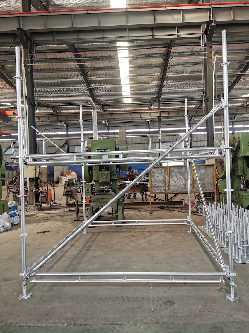 Flexible Frame Ringlock Scaffolding for Bridge