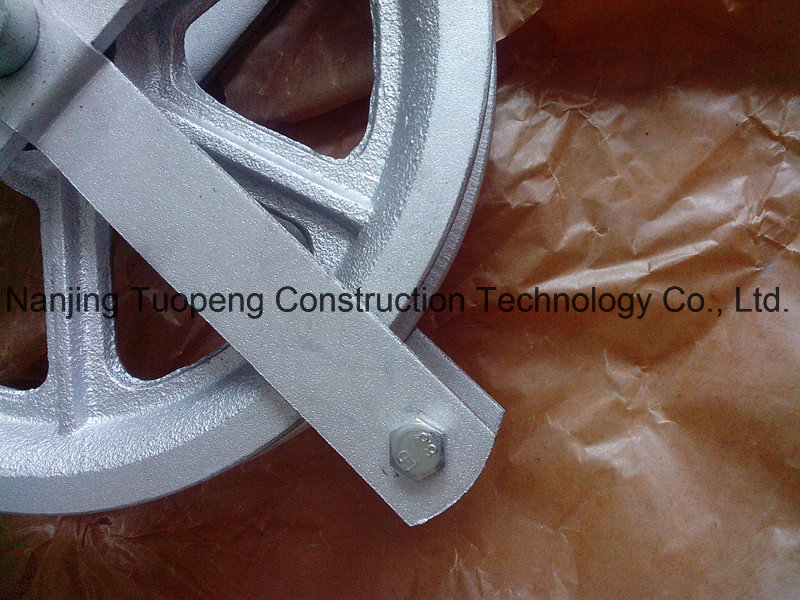 Scaffolding Gin Wheel with Painted Surface