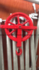 Scaffolding Gin Wheel with Painted Surface