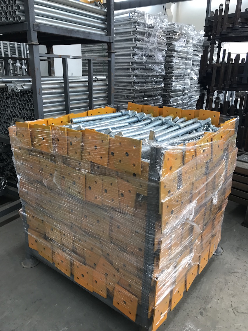 Scaffolding Jacks Painted