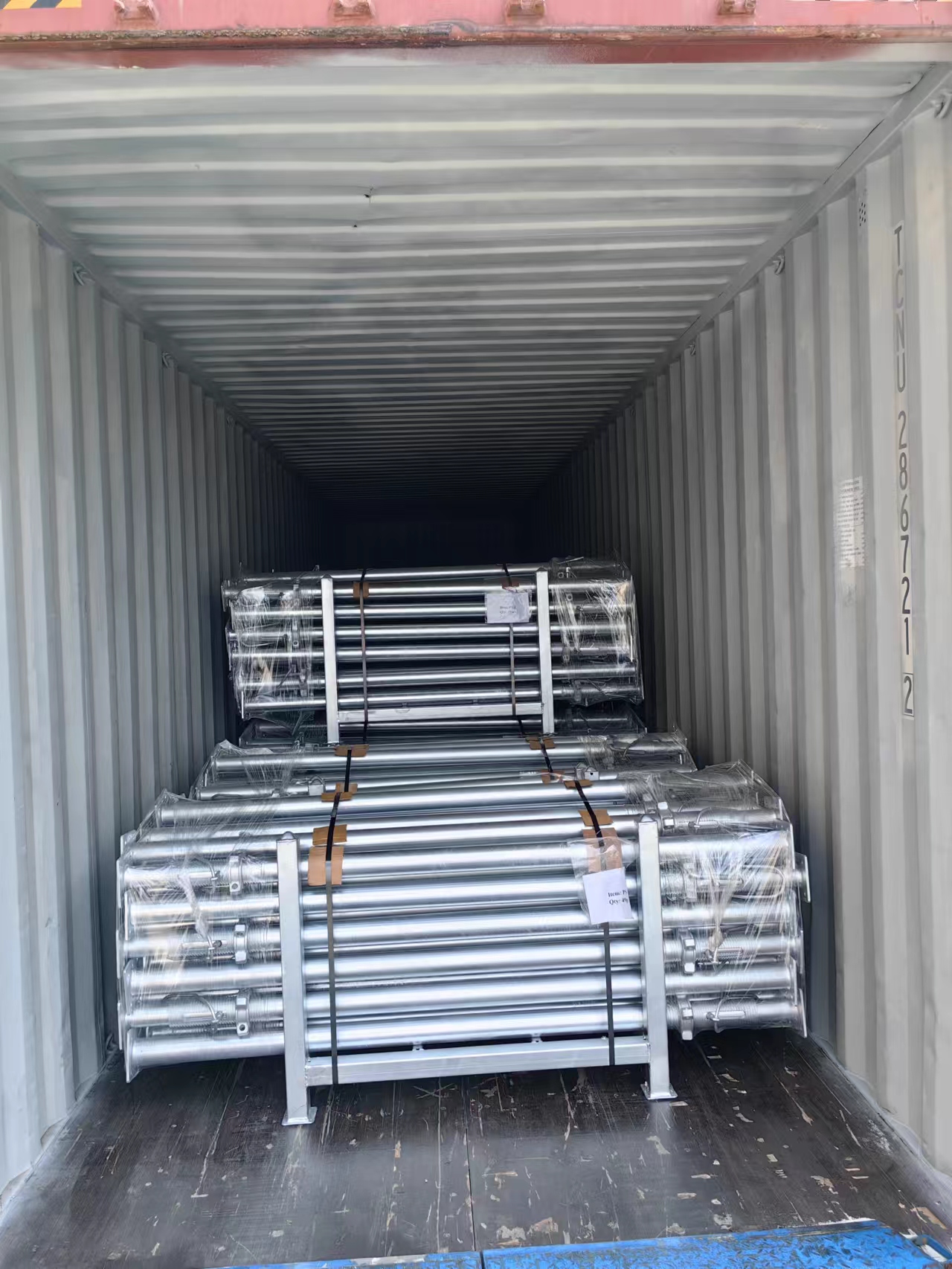 Scaffolding shoring post loading