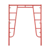 W- Style Candy Cane Lock Scaffolding Walk Thru Frame