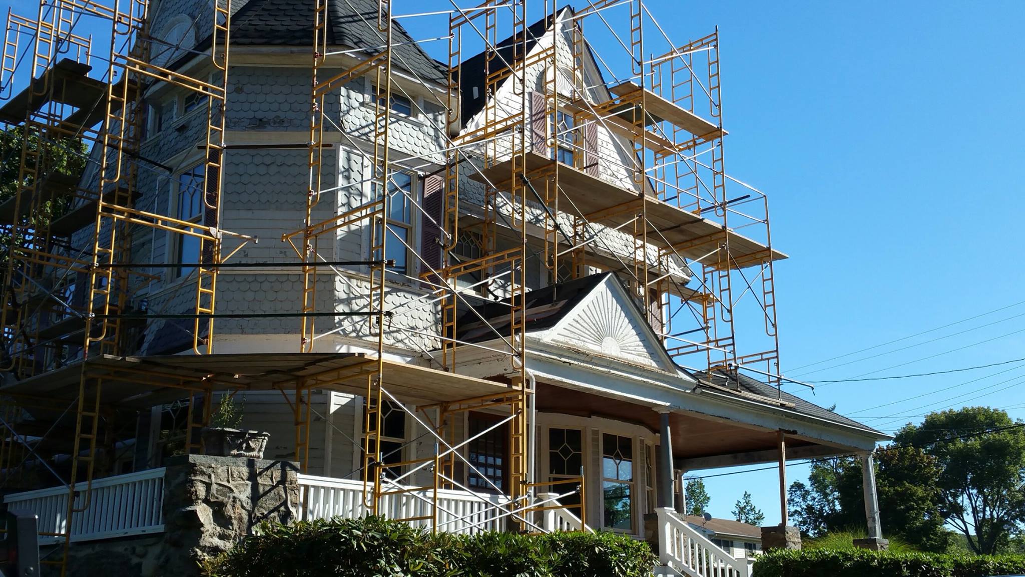 frame and brace scaffolding